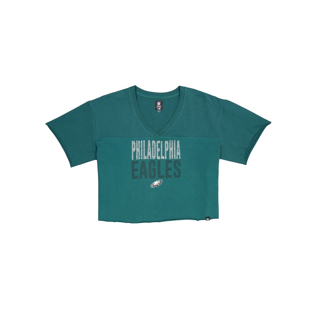 New Era Philadelphia Eagles Active Women's V-Neck T-Shirt - Size L